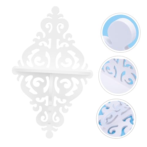 FIXOSHEE 2 Stück Wandregal Wandmontiertes Aufbewahrungsregal Kreatives Wandboard für Wohnzimmer Schlafzimmer Badezimmer mit Hoher Tragfähigkeit zur Dekorativen und Praktischen Nutzung von FIXOSHEE