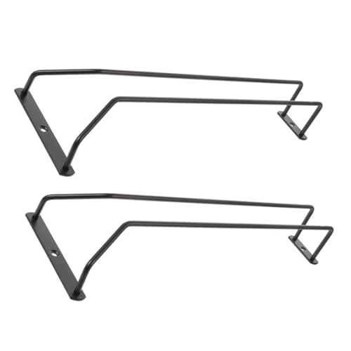 FIXOSHEE 2 Stück Weinglashalter Metall Weinregal zum Aufhängen unter Regal Stabiles Weinglas Hängeregal für Hausbar und Küche Design für Weinkelche Gläser und Pokale FIXOSHEE 2 Stück Weinglashalter Metall Weinregal zum Aufhängen unter Regal Stabiles Weinglas Hängeregal für Hausbar und Küche Design für Weinkelche Gläser und Pokale von FIXOSHEE