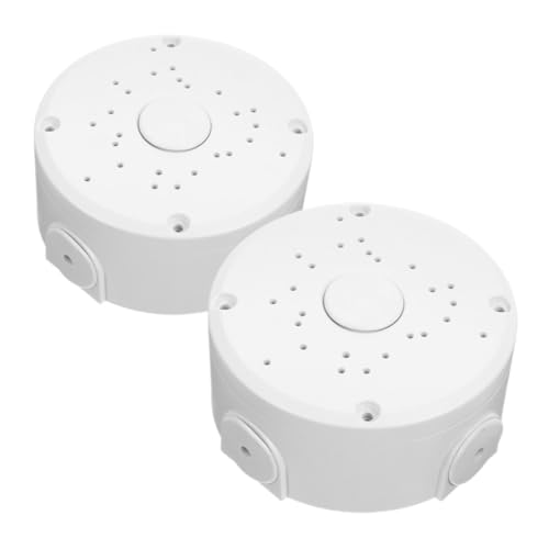 FIXOSHEE 2 Stück wasserdichte Outdoor Kamera Anschlussbox Robuste Kunststoff Verbindungskasten mit Deckenmontage Schutz für Überwachungskamera Kabel als Halter und Kabelabdeckung für FIXOSHEE 2 Stück wasserdichte Outdoor Kamera Anschlussbox Robuste Kunststoff Verbindungskasten mit Deckenmontage Schutz für Überwachungskamera Kabel als Halter und Kabelabdeckung für von FIXOSHEE