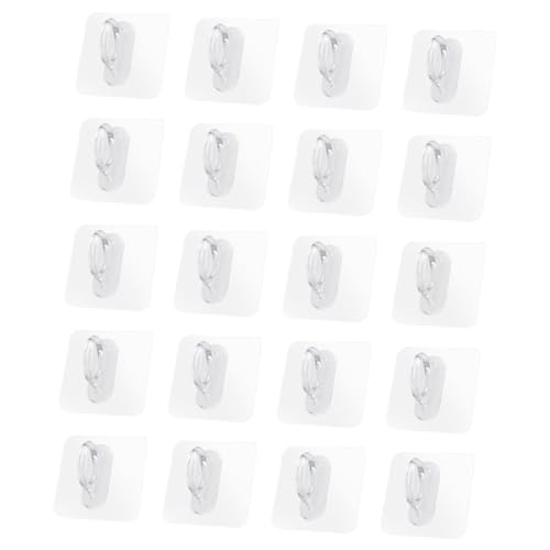 FIXOSHEE 20 Stück Selbstklebende Transparente Pvc wandhaken Extra Stark Multifunktional für Bad Küche und Aufbewahrung Einfach zu Montieren Platzsparend Langlebig ohne Bohren Kompakte FIXOSHEE 20 Stück Selbstklebende Transparente Pvc wandhaken Extra Stark Multifunktional für Bad Küche und Aufbewahrung Einfach zu Montieren Platzsparend Langlebig ohne Bohren Kompakte von FIXOSHEE
