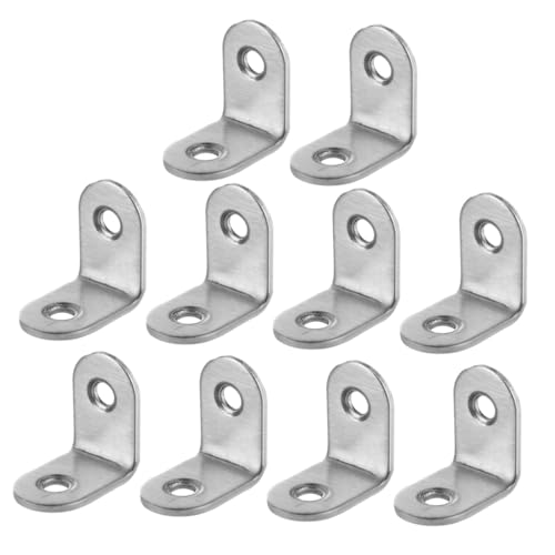 FIXOSHEE 20 Stück Teiliges Dicke Edelstahl Winkelverbinder Rechtwinklig mit Schrauben Stabile Möbelverbindung Einfache Montage Vielseitig für Heim und Werkstatt FIXOSHEE 20 Stück Teiliges Dicke Edelstahl Winkelverbinder Rechtwinklig mit Schrauben Stabile Möbelverbindung Einfache Montage Vielseitig für Heim und Werkstatt von FIXOSHEE