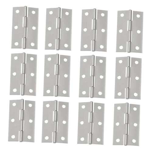 FIXOSHEE 20 Stück Teiliges Edelstahl Möbelscharniere Türbänder mit Kugelgelagertem Geräuschlosem Schließmechanismus Korrosionsbeständig und Langlebig für Schranktüren und Zimmertüren FIXOSHEE 20 Stück Teiliges Edelstahl Möbelscharniere Türbänder mit Kugelgelagertem Geräuschlosem Schließmechanismus Korrosionsbeständig und Langlebig für Schranktüren und Zimmertüren von FIXOSHEE