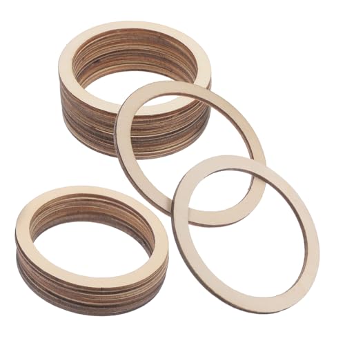 FIXOSHEE 20 Stück Teiliges Naturbelassene Flache Holzringe Ø Unvollendete Holzkreise für Basteln Schmuckherstellung DIY Dekoration Vielseitige Holzscheiben für Kreative Handwerksprojekte FIXOSHEE 20 Stück Teiliges Naturbelassene Flache Holzringe Ø Unvollendete Holzkreise für Basteln Schmuckherstellung DIY Dekoration Vielseitige Holzscheiben für Kreative Handwerksprojekte von FIXOSHEE