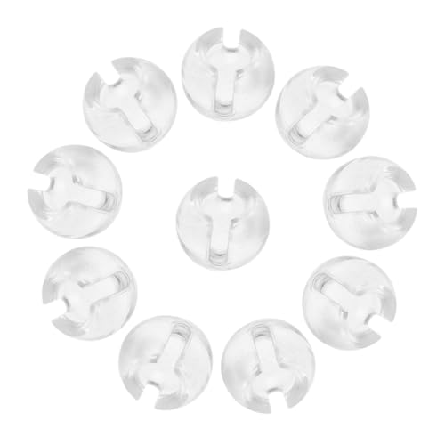 FIXOSHEE 20 Stück Transparente Perlenketten Stopper Teiliges für Senkrechte Jalousien und Rollos Einfache Montage Vielseitig Kompatibel Zuverlässiger Halt für Kettensteuerung von FIXOSHEE