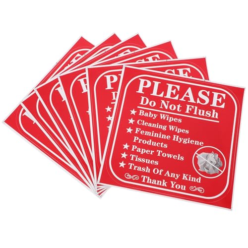 FIXOSHEE 24 Stück Teiliges Toiletten warnschild Quadratische Badezimmer aufkleber Selbstklebende Bitte nicht Spülen hinweise Verhindert Verstopfungen Geeignet für Hotels Geschäfte Einfach FIXOSHEE 24 Stück Teiliges Toiletten warnschild Quadratische Badezimmer aufkleber Selbstklebende Bitte nicht Spülen hinweise Verhindert Verstopfungen Geeignet für Hotels Geschäfte Einfach von FIXOSHEE