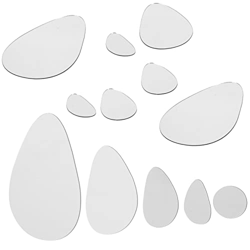 FIXOSHEE 24stücke Oval Wandaufkleber Selbstklebend Ästhetische Spiegel-oval Wanddekoration Für Schlafzimmer Und Hotels Einfache Anbringung Glatten Oberflächen FIXOSHEE 24stücke Oval Wandaufkleber Selbstklebend Ästhetische Spiegel-oval Wanddekoration Für Schlafzimmer Und Hotels Einfache Anbringung Glatten Oberflächen von FIXOSHEE