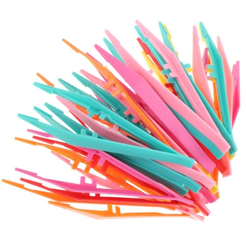 FIXOSHEE 25 Stück Teiliges Pinzetten aus Kunststoff Ergonomisch Gebogen Flachkopf Pinzette für Feinmotorik Training Sammeln von Insekten und Sortieren Frühe Bildung Kindergarten Werkzeug FIXOSHEE 25 Stück Teiliges Pinzetten aus Kunststoff Ergonomisch Gebogen Flachkopf Pinzette für Feinmotorik Training Sammeln von Insekten und Sortieren Frühe Bildung Kindergarten Werkzeug von FIXOSHEE