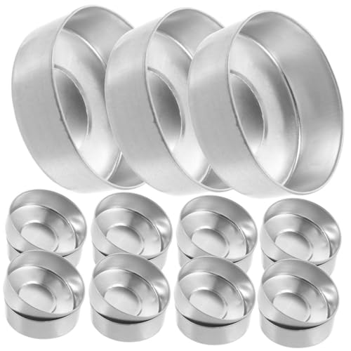 FIXOSHEE 250 Stück Metall Teelichthalter aus Aluminium Leere DIY Kerzengläser für Kerzenherstellung Multifunktionale Robuste Kerzendochte für Tee und Votivkerzen Silberfarben FIXOSHEE 250 Stück Metall Teelichthalter aus Aluminium Leere DIY Kerzengläser für Kerzenherstellung Multifunktionale Robuste Kerzendochte für Tee und Votivkerzen Silberfarben von FIXOSHEE