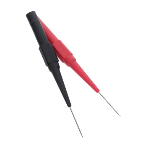 FIXOSHEE 2Stücke Elektrische Multimeter Testsonden Piercing Nadel Testsonden Kfz Schaltkreisprüfung Rücksonden für Effektive Fehlerdiagnose Auto Reparaturen von FIXOSHEE
