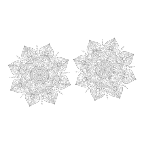 FIXOSHEE 2Stücke Mandala Wandaufkleber Einfarbigem Ethnischen Selbstklebende Wandtattoos für Wohnzimmer und Schlafzimmer Dekorative Wanddeko für Zuhause FIXOSHEE 2Stücke Mandala Wandaufkleber Einfarbigem Ethnischen Selbstklebende Wandtattoos für Wohnzimmer und Schlafzimmer Dekorative Wanddeko für Zuhause von FIXOSHEE