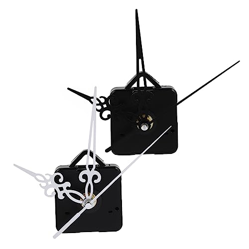 FIXOSHEE 2Stücke Stumm Quarz Uhrwerk DIY Uhr Zubehör Präzise Uhrbewegung für Wanduhr und Zeiger Verarbeitung Langlebig und Robust von FIXOSHEE