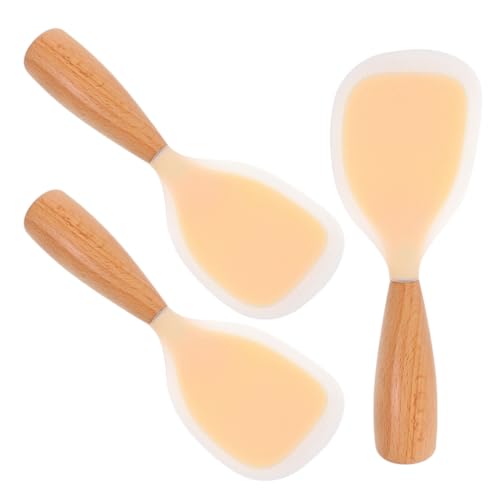 FIXOSHEE 3 STÜCKE Teiliges Reislöffel mit Rutschfestem Holzgriff Hitzebeständigem Silikon Antihaftbeschichtet Ergonomisch Geformt für Einfaches Portionieren von Reis und Kartoffelpüree FIXOSHEE 3 STÜCKE Teiliges Reislöffel mit Rutschfestem Holzgriff Hitzebeständigem Silikon Antihaftbeschichtet Ergonomisch Geformt für Einfaches Portionieren von Reis und Kartoffelpüree von FIXOSHEE