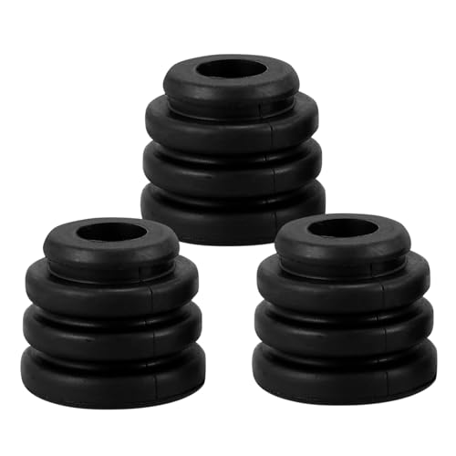 FIXOSHEE 3 Stück Air Conditioner Compressor Gummipads Stoßdämpfer Vibrationsschutz Rutsch für Klimaanlagen Verdichter Zubehör Langlebig Geräuschmindernd von FIXOSHEE