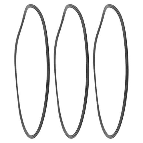 FIXOSHEE 3 Stück Barhocker Gummiring Schwarz Anti rutsch Bodenschutz Stuhlchassis Schutzring Geräuschreduzierend Langlebig für Glatte Böden von FIXOSHEE