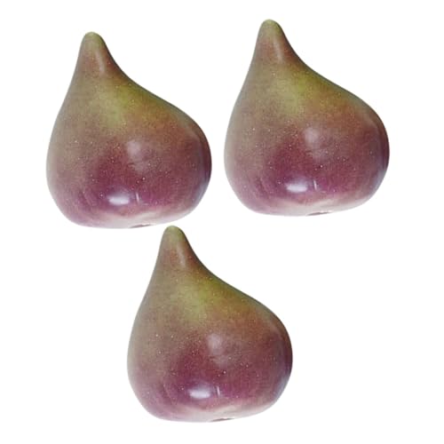 FIXOSHEE 3 Stück Teiliges Künstliches Feigenfruchtmodell aus Schaumstoff Lebensechte Simulation ohne Farbveränderung Vielseitige Deko für Party Fotografie Kindererziehung Langlebige Frucht FIXOSHEE 3 Stück Teiliges Künstliches Feigenfruchtmodell aus Schaumstoff Lebensechte Simulation ohne Farbveränderung Vielseitige Deko für Party Fotografie Kindererziehung Langlebige Frucht von FIXOSHEE