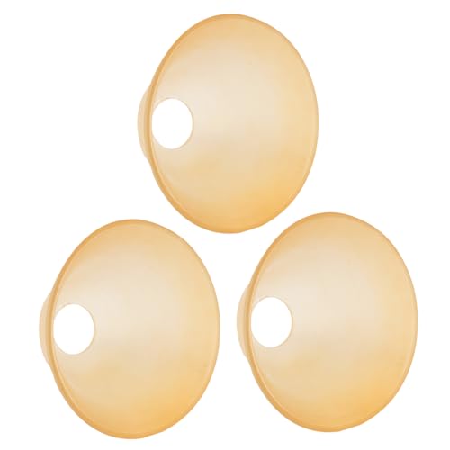 FIXOSHEE 3 Stück Vintage Lampenschirme aus Glas Retro Lampenabdeckung im Europäischen Stil Dekorative Deckenlampenschirme für Schlafzimmer und Wohnzimmer Staubschutz Einfach zu Montieren von FIXOSHEE