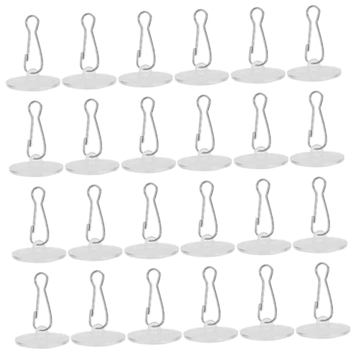 FIXOSHEE 30 Sätze Teiliges Selbstklebendes Deckenhaken Transparent Starke Haftung für Fliesen zum Aufhängen von Deko Vorhängen Luftballons Gardinen Vielseitig und Bohrfrei von FIXOSHEE