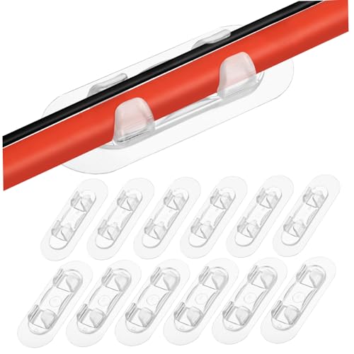 FIXOSHEE 30 Stück Kabelhalter Selbstklebend Wand Kabel Clips für Kabelorganisation Verschiedene Transparente Kabelfixierer für Zuhause Büro Schreibtisch FIXOSHEE 30 Stück Kabelhalter Selbstklebend Wand Kabel Clips für Kabelorganisation Verschiedene Transparente Kabelfixierer für Zuhause Büro Schreibtisch von FIXOSHEE