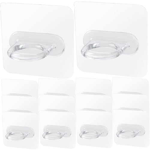 FIXOSHEE 30 Stück Selbstklebende Transparente Wandhaken Runde Mehrzweck Hängemöglichkeiten ohne Bohren Wasserfeste Klebehaken für Bad Küche Sprayflaschen und Handtücher FIXOSHEE 30 Stück Selbstklebende Transparente Wandhaken Runde Mehrzweck Hängemöglichkeiten ohne Bohren Wasserfeste Klebehaken für Bad Küche Sprayflaschen und Handtücher von FIXOSHEE