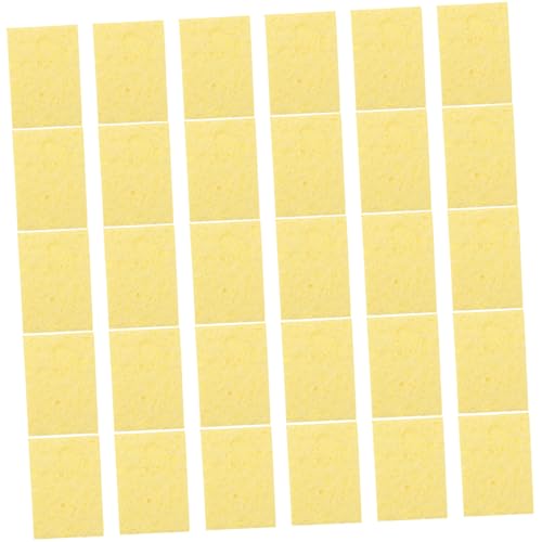 FIXOSHEE 30 Stück Teiliges Lötstation Reinigungsschwamm Hitzebeständiger Lötschwamm Gelber Soldering Sponge mit Hoher Temperaturbeständigkeit Langlebig Entfernen von Lötzinn für Präzises FIXOSHEE 30 Stück Teiliges Lötstation Reinigungsschwamm Hitzebeständiger Lötschwamm Gelber Soldering Sponge mit Hoher Temperaturbeständigkeit Langlebig Entfernen von Lötzinn für Präzises von FIXOSHEE