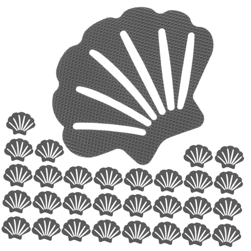 FIXOSHEE 30 Stück rutschfeste Badewannen Streifen aus Gummi Selbstklebende Anti rutsch badewannenaufkleber in Muschelform rutschfeste Dusch Treppenaufkleber für Sicheres Badezimmer FIXOSHEE 30 Stück rutschfeste Badewannen Streifen aus Gummi Selbstklebende Anti rutsch badewannenaufkleber in Muschelform rutschfeste Dusch Treppenaufkleber für Sicheres Badezimmer von FIXOSHEE