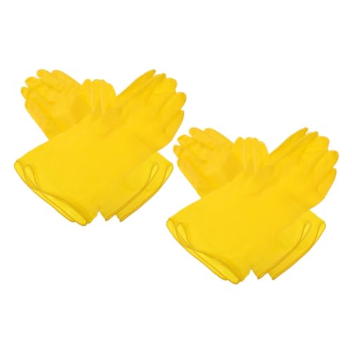 FIXOSHEE 4 Paare PVC Spülhandschuhe Extra Dicke Reinigungshandschuhe Langlebig Ölresistent Rutschfest für Hausarbeit Küche Mittlere FIXOSHEE 4 Paare PVC Spülhandschuhe Extra Dicke Reinigungshandschuhe Langlebig Ölresistent Rutschfest für Hausarbeit Küche Mittlere von FIXOSHEE