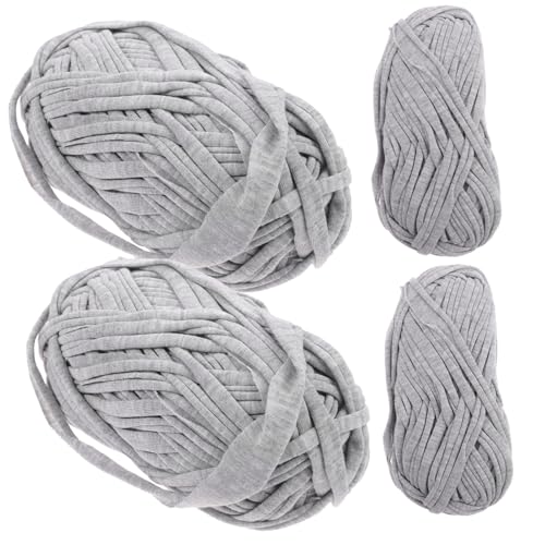 FIXOSHEE 4 Rollen Geflochtenes Häkelgarn aus Weichem Polyester pro für Strickdecken Handarbeiten und DIY Webarbeiten Hautfreundlich Langlebig und Vielseitig Einsetzbar FIXOSHEE 4 Rollen Geflochtenes Häkelgarn aus Weichem Polyester pro für Strickdecken Handarbeiten und DIY Webarbeiten Hautfreundlich Langlebig und Vielseitig Einsetzbar von FIXOSHEE