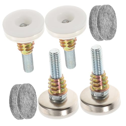 FIXOSHEE 4 Sätze Verstellbare Möbelfüße aus Kohlenstoffstahl mit Filz Schraubtischbeine und Stuhlbeinsteller für Tisch Schrank Sofa Robuste Möbelhöhe Regulierbar FIXOSHEE 4 Sätze Verstellbare Möbelfüße aus Kohlenstoffstahl mit Filz Schraubtischbeine und Stuhlbeinsteller für Tisch Schrank Sofa Robuste Möbelhöhe Regulierbar von FIXOSHEE