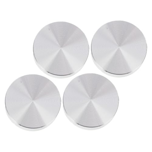 FIXOSHEE 4 Stck Teiliges Aluminiumlegierung Kreisförmiger Scheibenadapter Robuster Metalladapter für Glastisch Runde Form Leicht Kompakt Langlebig Geeignet für Teetische und Möbel von FIXOSHEE