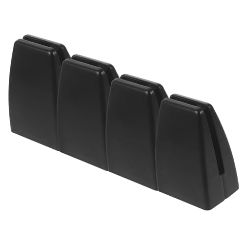 FIXOSHEE 4 Stück Aluminium Schreibtisch Trennwandklemmen Stabiler Sichtschutz für Büro mit Einfach zu Installierenden Metall Clips Geeignet für Glas und Holzpaneele von FIXOSHEE