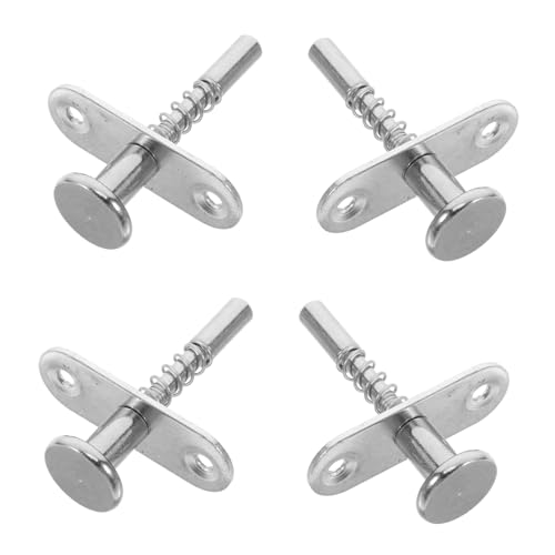 FIXOSHEE 4 Stück Edelstahl Federstahl Riegel Schieberiegel Möbelbeschlag Verstellbar Babybett Höheneinstellung Einfach zu Montieren Langlebig Robust für Babybett Zubehör FIXOSHEE 4 Stück Edelstahl Federstahl Riegel Schieberiegel Möbelbeschlag Verstellbar Babybett Höheneinstellung Einfach zu Montieren Langlebig Robust für Babybett Zubehör von FIXOSHEE