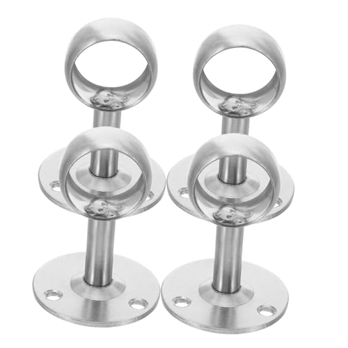 FIXOSHEE 4 Stück Edelstahl Gardinenstangenhalter Teiliges Rostfrei für Duschvorhang und Kleiderstangen Einfache Wandmontage Belastbar Langlebig Ø Vielseitiger Stangenhalter fürs Bad und FIXOSHEE 4 Stück Edelstahl Gardinenstangenhalter Teiliges Rostfrei für Duschvorhang und Kleiderstangen Einfache Wandmontage Belastbar Langlebig Ø Vielseitiger Stangenhalter fürs Bad und von FIXOSHEE