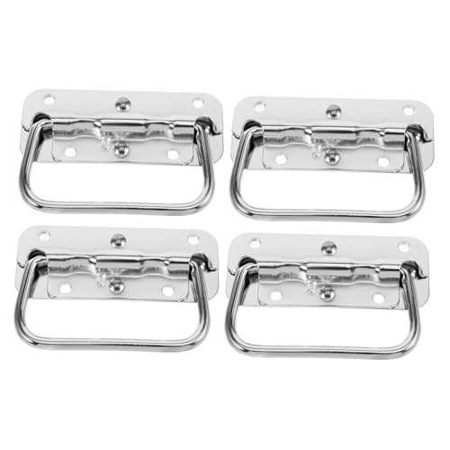 FIXOSHEE 4 Stück Edelstahl Klappgriff Federklappgriff Metallgriff Klappgriff Kistengriff Gefederter Tragegriff für Werkzeugkoffer Aufbewahrungsboxen und Flightcases FIXOSHEE 4 Stück Edelstahl Klappgriff Federklappgriff Metallgriff Klappgriff Kistengriff Gefederter Tragegriff für Werkzeugkoffer Aufbewahrungsboxen und Flightcases von FIXOSHEE