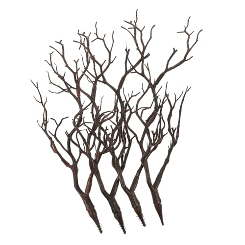 FIXOSHEE 4 Stück Künstliche Geweihzweige Teiliges Kunststoff Dekoäste in Dunkelbraun für Vase Weihnachtsdeko Halloween DIY Wohnraumdekoration Langlebig und Realistisch FIXOSHEE 4 Stück Künstliche Geweihzweige Teiliges Kunststoff Dekoäste in Dunkelbraun für Vase Weihnachtsdeko Halloween DIY Wohnraumdekoration Langlebig und Realistisch von FIXOSHEE