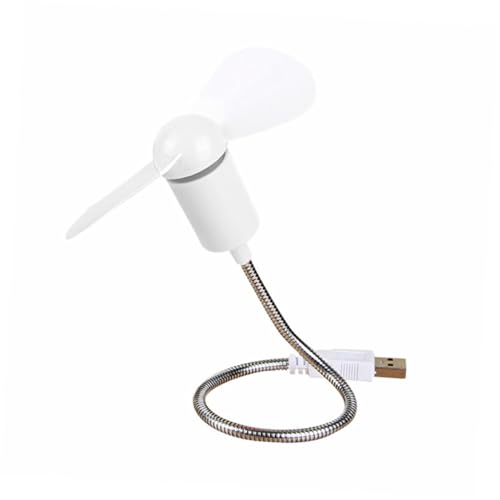 FIXOSHEE 4 Stück Leiser USB Mini Tischventilator mit Flexiblem Tragbarem Hals Tragbarer Geräuscharmer Lüfter für Büro Schule und Zuhause Energiesparend und Vielseitig von FIXOSHEE