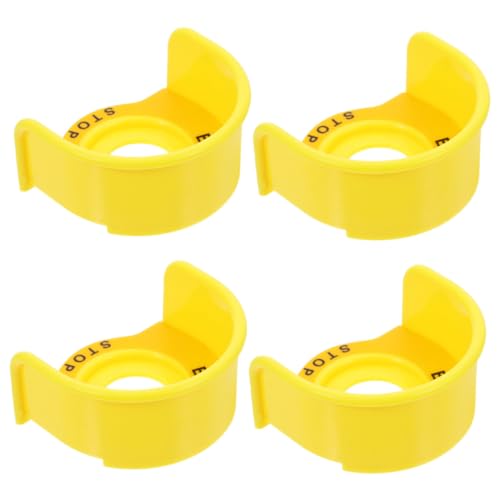 FIXOSHEE 4 Stück Not aus Schalter Schutzabdeckung Push Button Schutzhaube Transparente Not aus Schutzbox für Industrie Maschinen Effizienter und Schneller Not aus Schutz von FIXOSHEE