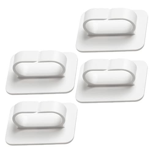 FIXOSHEE 4 Stück Selbstklebende Haken Vielseitige Wandhaken für Badezimmer und Küche Stabiler Schlüsselhalter mit Ovalem Design Kein Bohren Erforderlich Weiß FIXOSHEE 4 Stück Selbstklebende Haken Vielseitige Wandhaken für Badezimmer und Küche Stabiler Schlüsselhalter mit Ovalem Design Kein Bohren Erforderlich Weiß von FIXOSHEE