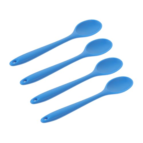FIXOSHEE 4 Stück Silikonlöffel Küchenutensilien Antihaftbeschichtet Geruchsneutral Langlebig mit Ergonomischem Griff und Aufhängevorrichtung für Servieren und Rühren FIXOSHEE 4 Stück Silikonlöffel Küchenutensilien Antihaftbeschichtet Geruchsneutral Langlebig mit Ergonomischem Griff und Aufhängevorrichtung für Servieren und Rühren von FIXOSHEE
