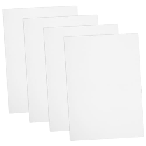 FIXOSHEE 4 Stück Teiliges Eva Weiß Flexibel Leicht Schneidbar und Formbar für DIY Cosplay Requisiten Bastelprojekte Modellbau und Kreative Handarbeit von FIXOSHEE