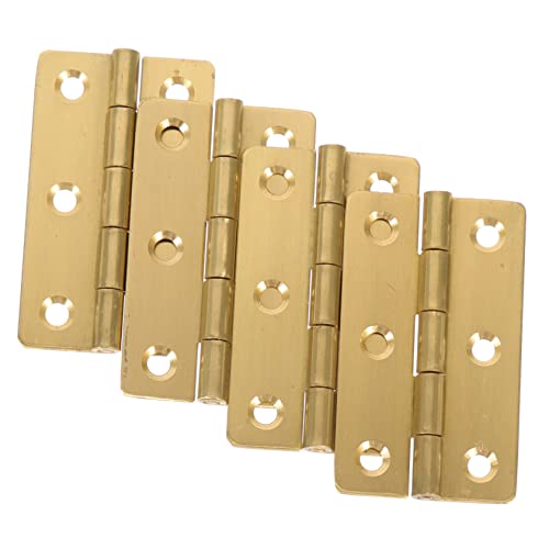 FIXOSHEE 4 Stück Teiliges Kleine Kupfer Scharniere für Holzboxen Schranktüren mit Glatter Oberfläche Langlebige Klavierbeschläge für Schmuckkästen Bücherregale FIXOSHEE 4 Stück Teiliges Kleine Kupfer Scharniere für Holzboxen Schranktüren mit Glatter Oberfläche Langlebige Klavierbeschläge für Schmuckkästen Bücherregale von FIXOSHEE
