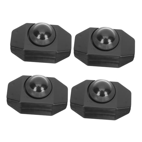 FIXOSHEE 4 Stück Teiliges Lampen Professioneller Drehknopf für Schreibtischlampen Zuverlässiges Lampenzubehör Einfache Installation Langlebiger Schwarzer Dimmschalter für LED Lampen von FIXOSHEE