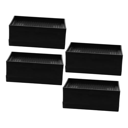 FIXOSHEE 4 Stück Teiliges Möbel Erhöhungsset aus Langlebigem Tpu Rutschfeste Bodenschoner für Couch Bett und Stuhlbeine Hohe Möbelgleiter in Schwarz Stabiler Schutz für Böden und Schwere FIXOSHEE 4 Stück Teiliges Möbel Erhöhungsset aus Langlebigem Tpu Rutschfeste Bodenschoner für Couch Bett und Stuhlbeine Hohe Möbelgleiter in Schwarz Stabiler Schutz für Böden und Schwere von FIXOSHEE