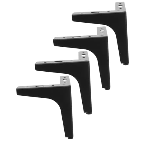 FIXOSHEE 4 Stück Teiliges Möbelstützfüße aus Robustem Dreieckige Möbelfüße Stabile Möbelbeine für Sofa Bett Schrank Geräuscharm Bodenschonend Moderne Möbelersatzfüße von FIXOSHEE