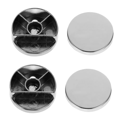 FIXOSHEE 4 Stück Teiliges Runde Glas mirror Clips aus Silberner Zinklegierung Praktische Befestigung für Badezimmerspiegel und Glasplatten Einfache Schraubmontage Stabiler Spiegelhalter von FIXOSHEE