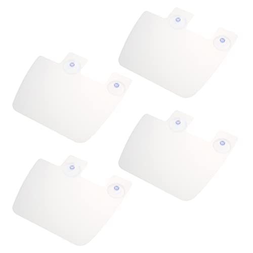 FIXOSHEE 4 Stück Teiliges Spritzschutz für Spüle Effektive Wasserabwehr mit Saugnapf Design Installieren Reinigen für Jede Küche und Haushalt von FIXOSHEE