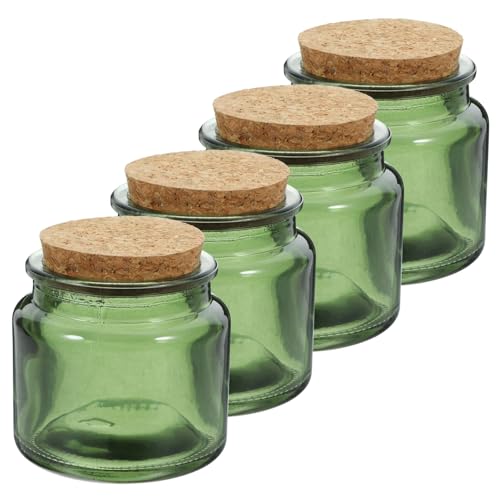 FIXOSHEE 4 Stück Teiliges Teelichthalter Glas mit Holzstöpseln Leerer Duftkerzenbecher für DIY Kerzenherstellung Leichter Moderner Kerzenständer für Tischdekoration Romantische Atmosphäre FIXOSHEE 4 Stück Teiliges Teelichthalter Glas mit Holzstöpseln Leerer Duftkerzenbecher für DIY Kerzenherstellung Leichter Moderner Kerzenständer für Tischdekoration Romantische Atmosphäre von FIXOSHEE