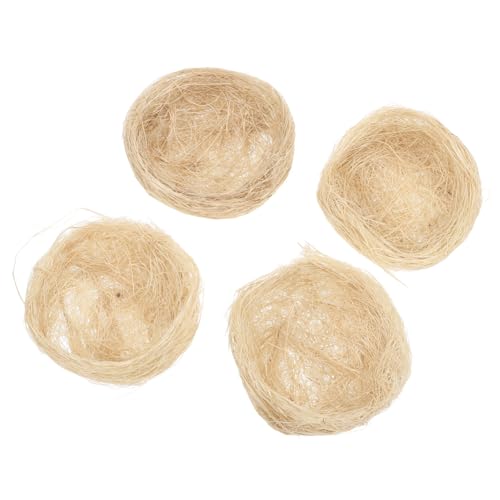 FIXOSHEE 4 Stück Teiliges Vogelnester aus Dickem Jutegarn Atmungsaktive Langlebige Nistplätze für Papageien Wellensittiche und Tauben Natürliche Garten Käfigdekoration FIXOSHEE 4 Stück Teiliges Vogelnester aus Dickem Jutegarn Atmungsaktive Langlebige Nistplätze für Papageien Wellensittiche und Tauben Natürliche Garten Käfigdekoration von FIXOSHEE