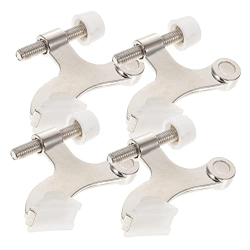 FIXOSHEE 4 Stück Verstellbarer Türstopper aus Zinklegierung Teiliges mit Gummipuffer Geeignet für Schlafzimmer Badezimmer und Schützt Wände vor Beschädigungen FIXOSHEE 4 Stück Verstellbarer Türstopper aus Zinklegierung Teiliges mit Gummipuffer Geeignet für Schlafzimmer Badezimmer und Schützt Wände vor Beschädigungen von FIXOSHEE