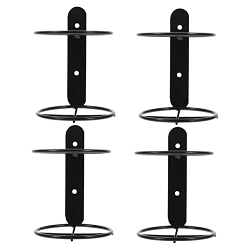 FIXOSHEE 4 Stück Wandmontierter Weinflaschenhalter Eleganter Flaschenhalter für Weinflaschen Design für Heimbar Restaurant und Geschenkideen von FIXOSHEE
