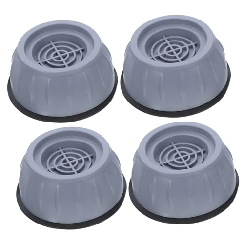 FIXOSHEE 4 Stück Waschmaschinen Vibrationsfüße Gummipads für Stabilen Halt Geräuschreduzierung und Rutschfestigkeit für Waschmaschine Trockner und Möbel von FIXOSHEE